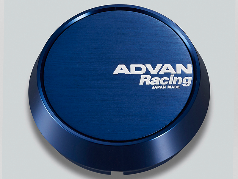 Advan 63mm Middle Center Cap - Blue Anodized Wheel Center Caps Advan