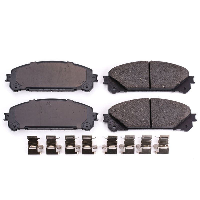 Power Stop 15-17 Lexus NX200t Front Z17 Evolution Ceramic Brake Pads w/Hardware Brake Pads - OE PowerStop