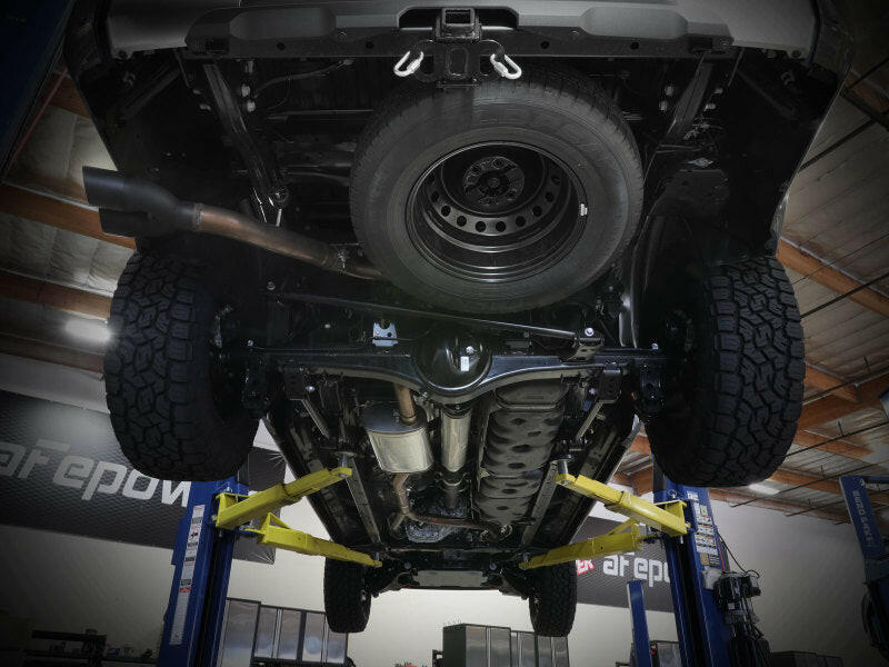 aFe 2022 Toyota Tundra V6-3.5L (tt) Vulcan Series 2.5in to 3in 304 SS Cat-Back Exhaust w/ Black Tip Catback aFe