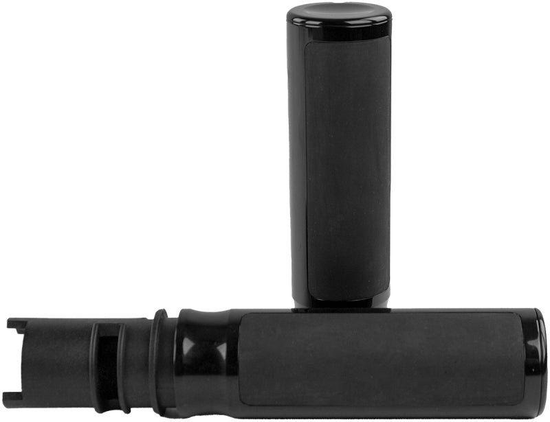 Bikers Choice Billet Cushioned Grips Throttle-By-Wire Black Grips Bikers Choice