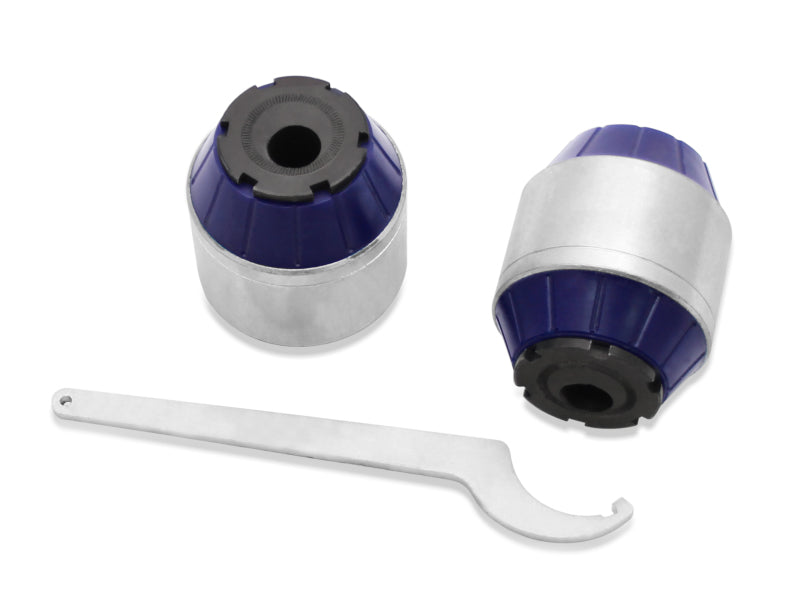 SuperPro 2015 Ford Mustang EcoBoost Premium Front Radius Arm Caster Adjustable Bushing Set Bushing Kits Superpro