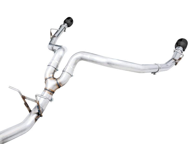 AWE Tuning 19-21 RAM 1500 5.7L (w/Cutouts) 0FG Dual Rear Exit Cat-Back Exhaust - Diamond Black Tips Catback AWE Tuning