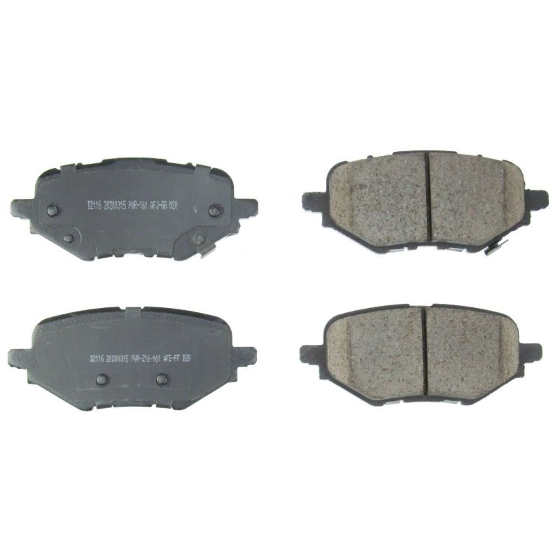 Power Stop 18-19 Honda Clarity Rear Z16 Evolution Ceramic Brake Pads Brake Pads - OE PowerStop
