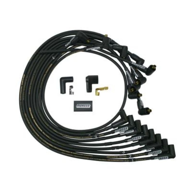 Moroso BBC Non-HEI Mag Tune 90 Degree Ignition Wire Set Spark Plug Wire Sets Moroso
