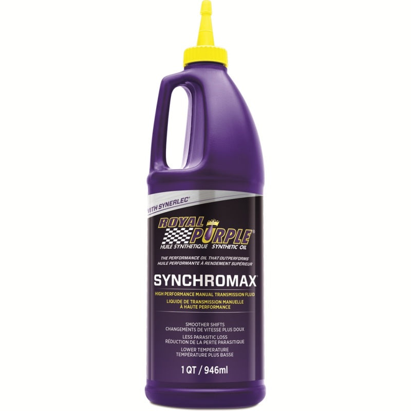 Royal Purple Synchromax Synthetic Manual Transmission Fluid (Canada) - 1 Quart Gear Oils Royal Purple
