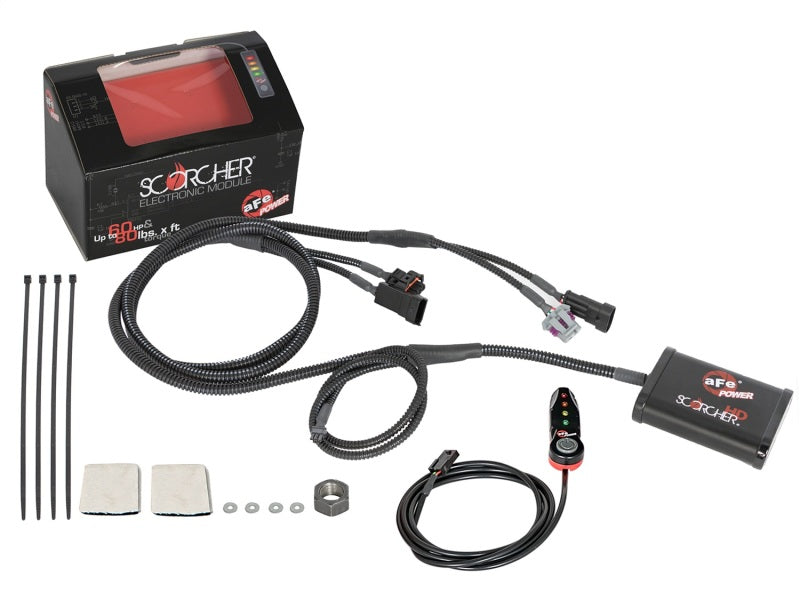 aFe Scorcher HD Module 04.5-10 GM Diesel Trucks LLY/LBZ/LMM 6.6L V8 (td) In-Line Modules aFe