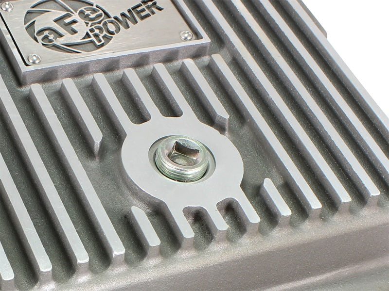 aFe Transmission Pan (Raw Finish) GM Trucks 99-16 (4L60-E/4L60E/4L65E/4L70E/4L75E) Diff Covers aFe