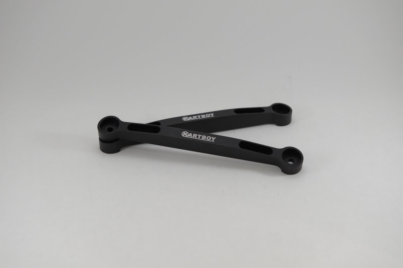 Kartboy Subaru Battery Tiedown - Black Anodized Engine Hardware Kartboy