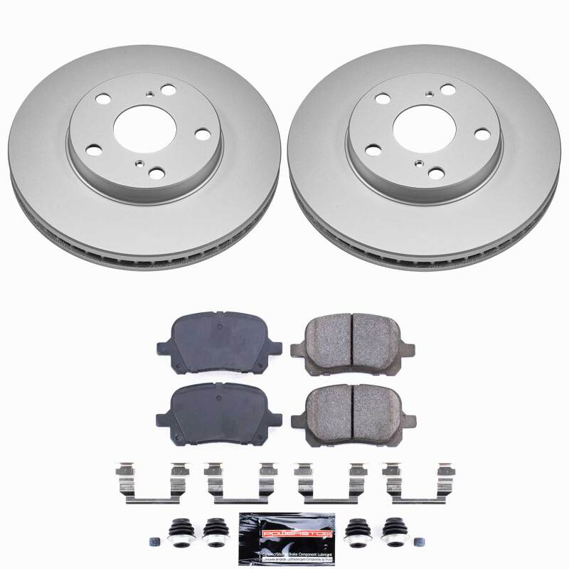 Power Stop 97-01 Lexus ES300 Front Z23 Coated Brake Kit Brake Kits - Performance D&S PowerStop