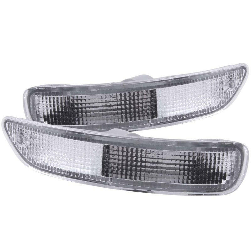 ANZO 1993-1997 Toyota Corolla Euro Parking Lights Chrome Lights Corner ANZO