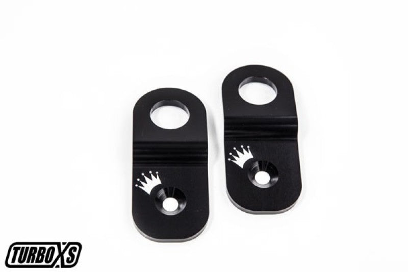 Turbo XS Subaru 02-07 WRX / 04-07 STi Radiator Stay No Hood Prop - Black Radiator Stays Turbo XS