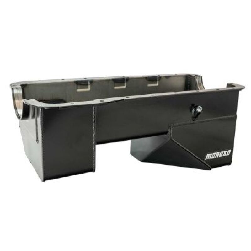 Moroso 66-77 Ford Bronco (289/302) Billet End Seals 9in Deep Rear Sump Steel Oil Pan Oil Pans Moroso
