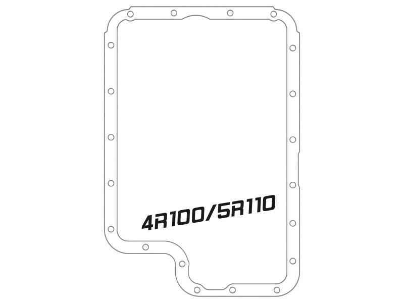 aFe Transmission Pan (Black); Ford Diesel Trucks 03-10 V8-6.0/6.4L (td) Diff Covers aFe