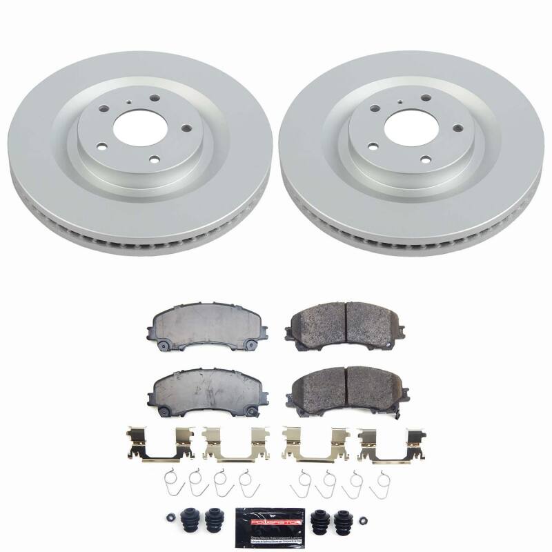 Power Stop 19-25 Infiniti QX50 Front Z23 Coated Brake Kit Brake Kits - Performance D&S PowerStop