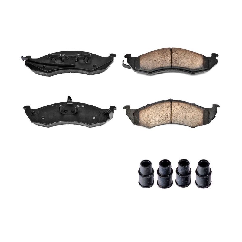 Power Stop 93-02 Mercury Villager Front Z17 Evolution Ceramic Brake Pads w/Hardware Brake Pads - OE PowerStop