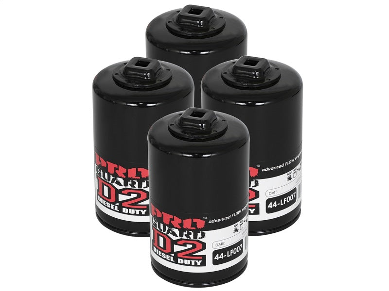 aFe Pro GUARD D2 Oil Filter 97-08 Ford Trucks V6 4.2L / V8 4.6L (4 Pack) Oil Filters aFe
