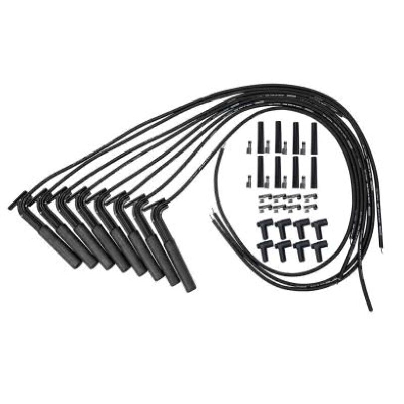 Moroso Universal HEMI Remote Coils Black Ultra 40 Wire Set Spark Plug Wire Sets Moroso