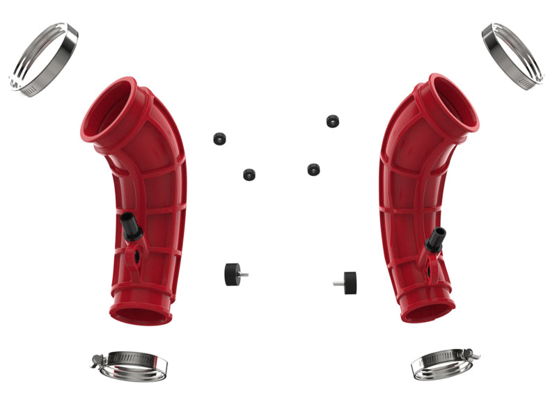 aFe Power 22-24 Toyota Land Cruiser (J300) / 22-24 Toyota Tundra V6-3.4L (tt) Red Turbo Inlet Pipes Turbo Upgrade Components aFe