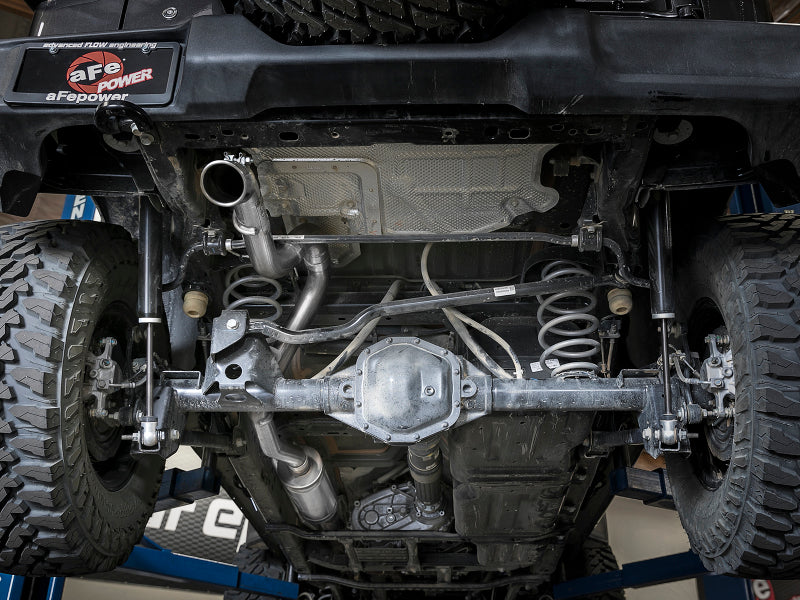 aFe MACH Force-Xp 2.5in Catback High-Tuck Exhaust 18-21 Jeep Wrangler (JL)3.6L 4-Door - Polished Tip Catback aFe