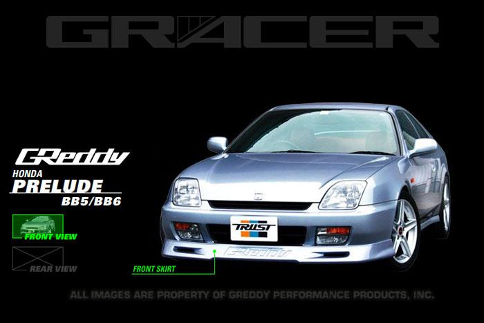 GReddy 97-01 Honda Prelude Urethane Front Lip Spoiler ** Must ask/call to order** Spoilers GReddy