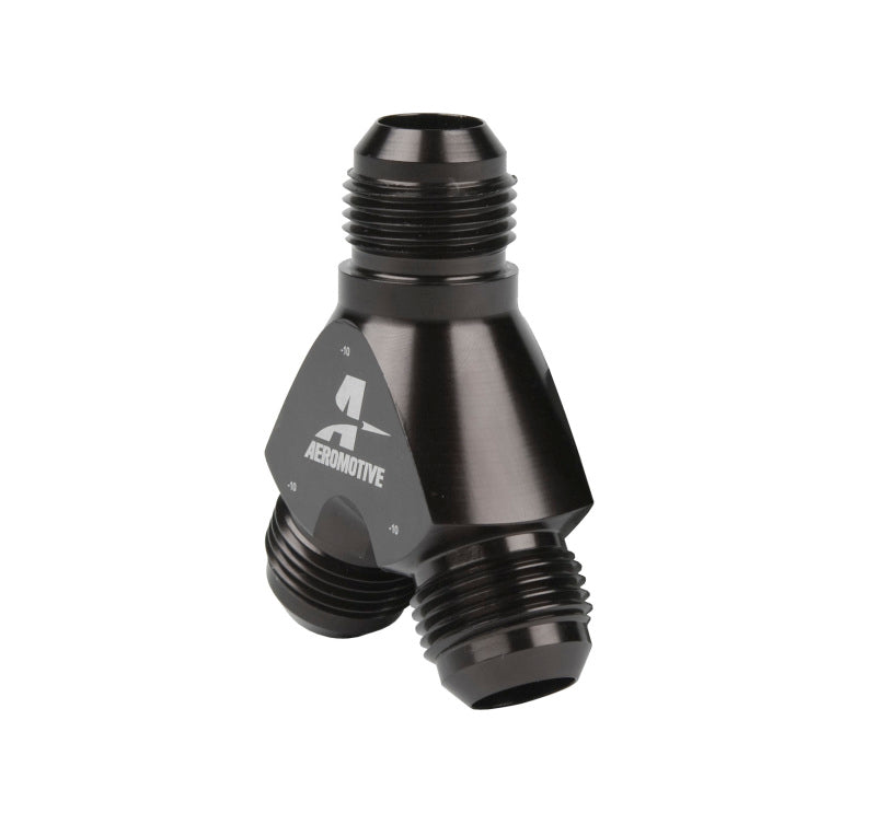Aeromotive Y-Block - AN-10 - 2x AN-10 Fittings Aeromotive