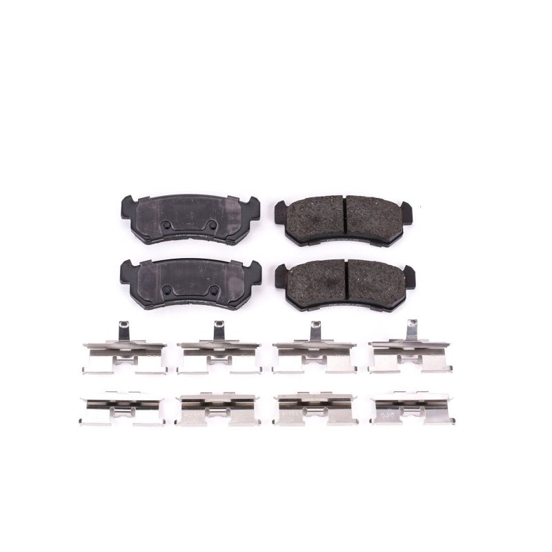 Power Stop 04-06 Chevrolet Optra Rear Z17 Evolution Ceramic Brake Pads w/Hardware Brake Pads - OE PowerStop