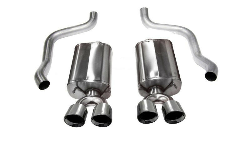 Corsa 2009-2013 Chevrolet Corvette C6 6.2L V8 Polished Sport Axle-Back Exhaust Axle Back CORSA Performance