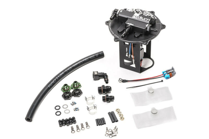 Radium Engineering EVO 7/8/9 Fuel Pump Hanger For Walbro F90000267/274/285 - Pumps Not Included Fuel Pump Hangers Radium Engineering