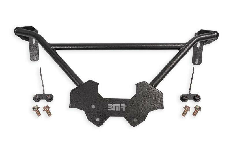 BMR Suspension 64-72 GM A-Body Front Reinforcement Brace - Black Hammertone Chassis Bracing BMR Suspension