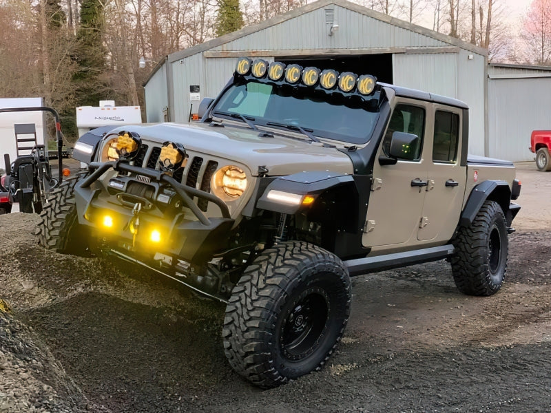 Oracle Jeep Wrangler JL Smoked Lens LED Front Sidemarkers Light Strip LED ORACLE Lighting