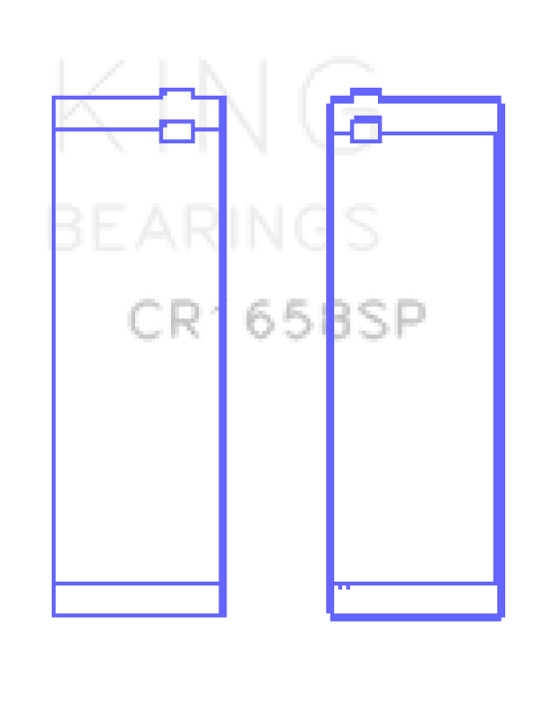 King Engine Bearings BMW N47 D20 A/N47S D20 D Sputter (Size +0.50mm) Connecting Rod Bearing Set Connecting Rods King Engine Bearings