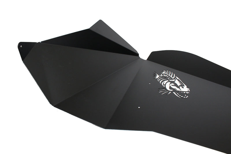 Fishbone Offroad 07-18 Jeep Wrangler JK Logo Aluminum Inner Fenders - Black Powdercoat Fenders Fishbone Offroad