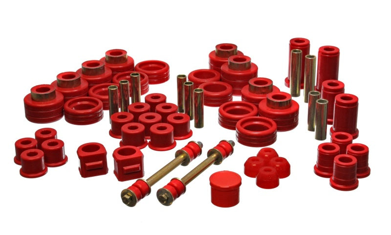 Energy Suspension 88-98 Chevy/GMC 4WD Red Hyper-flex Master Bushing Set Bushing Kits Energy Suspension