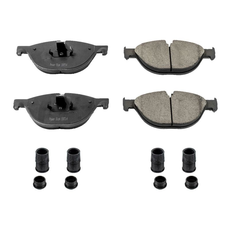 Power Stop 2013 BMW 528i Front Z17 Evolution Ceramic Brake Pads w/Hardware Brake Pads - OE PowerStop