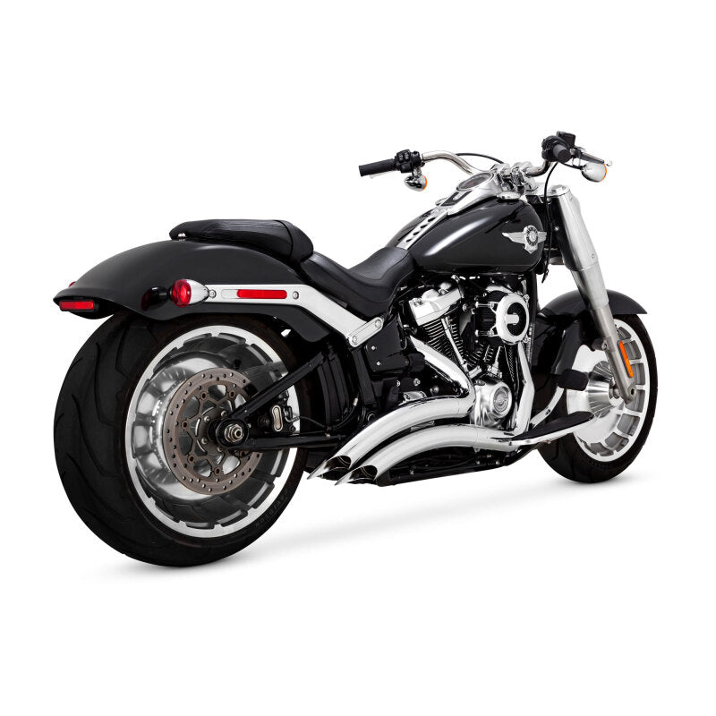 Vance & Hines HD Softail 86-09 Big Radius 2-2 Chrome Full System Exhaust Powersports Exhausts Vance and Hines