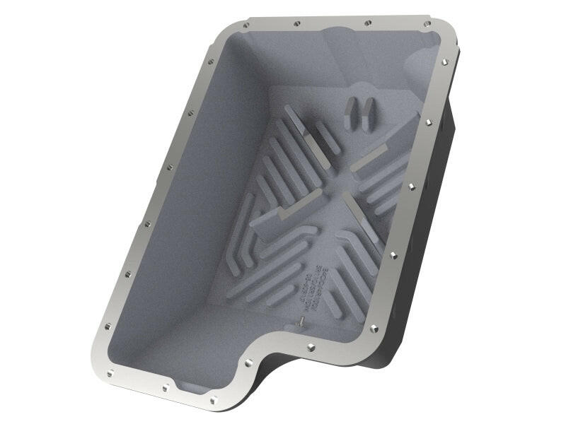 aFe Transmission Pan (Black); Ford Diesel Trucks 03-10 V8-6.0/6.4L (td) Diff Covers aFe