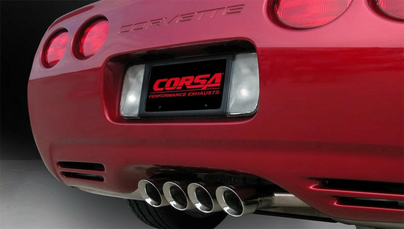 Corsa 1997-2004 Chevrolet Corvette C5 Z06 5.7L V8 Polished Sport Axle-Back Exhaust Axle Back CORSA Performance