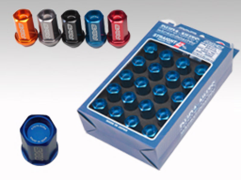 Rays Dura-Nut L42 Straight Type 14x1.50 Lug Nut Set 16 Lug 4 Lock Set - Gun Metallic Lug Nuts Rays