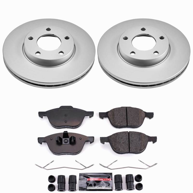 Power Stop 04-13 Mazda 3 Front Z23 Coated Brake Kit Brake Kits - Performance D&S PowerStop