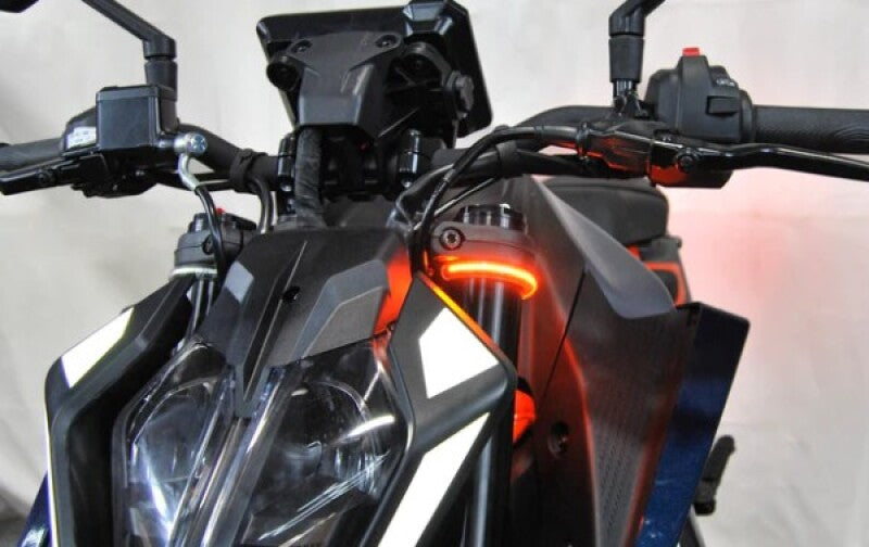 New Rage Cycles 24+ KTM 390 Duke Front Turn Signals Lights Corner New Rage Cycles