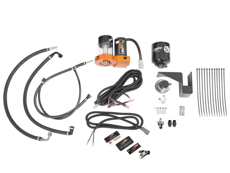 aFe Power DFS780 Series 01-10 GM Diesel Trucks V8-6.6L (td) Boost Activated Fuel Air Separators aFe