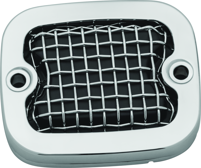Kuryakyn Mesh Master Cylinder Cover Brk Chrome Bolts Kuryakyn