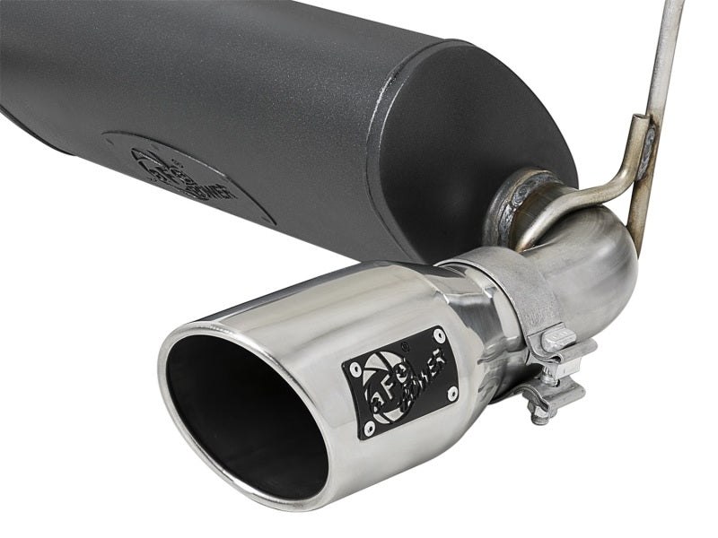 aFe Rebel Series 2.5in 304 SS Cat-Back Exhaust w/ Polished Tips 2018+ Jeep Wrangler (JL) V6 3.6L Catback aFe