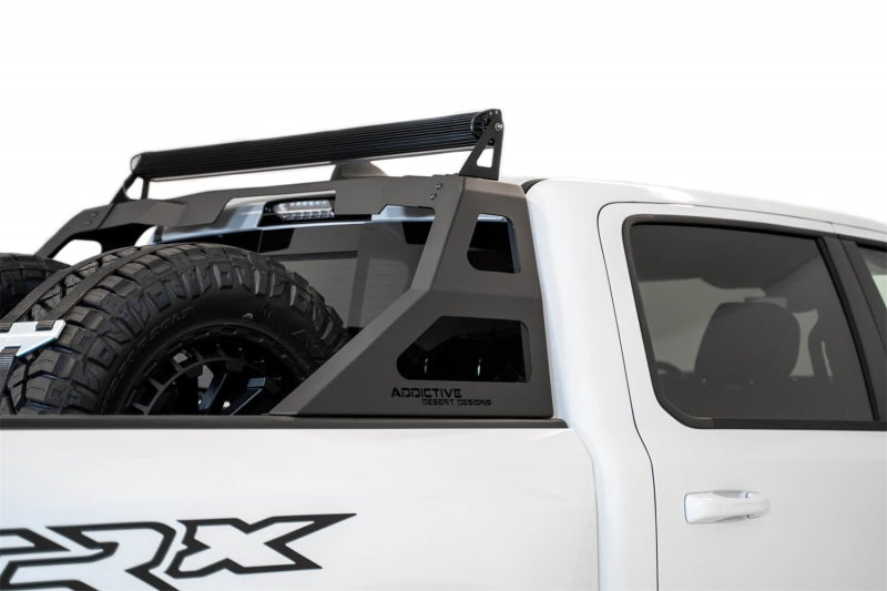 Addictive Desert Designs 2021 Dodge Ram 1500 TRX Stealth Fighter Chase Rack - Hammer Black Chase Racks Addictive Desert Designs