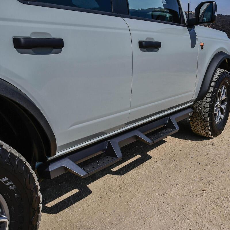 Westin/HDX 2021+ Ford Bronco Drop Nerf Step Bars - Textured Black Nerf Bars Westin