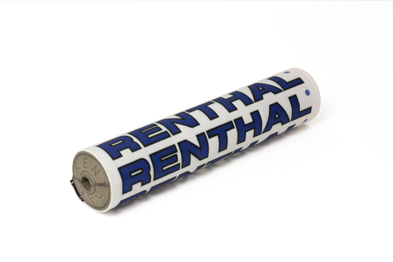 Renthal Vintage SX Pad - White/ Black/ Blue Bar Pads Renthal