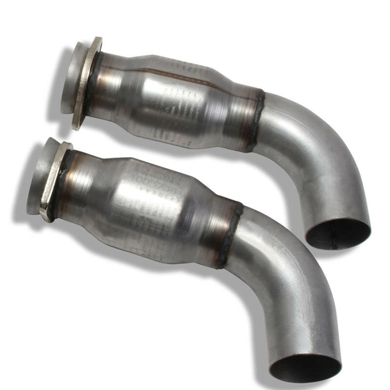 BBK 05-20 Dodge Challenger/Charger 6.1/6.2/6.4L Hemi 3in Catted High Flow Mid Pipe Connecting Pipes BBK