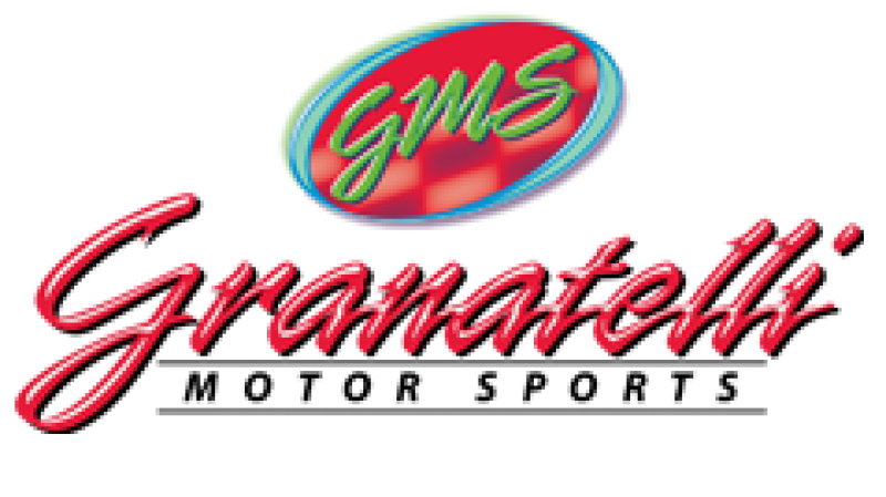 Granatelli 10in Width 9in Height D-Shaped Black Steel Spoked Black Leather Grip Steering Wheel Steering Wheels Granatelli Motor Sports