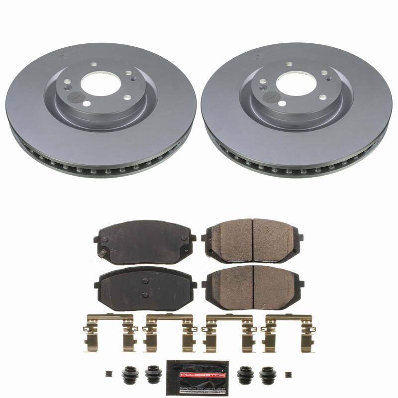 Power Stop 22-26 Hyundai Tucson Front Z23 Coated Brake Kit Brake Kits - Performance D&S PowerStop