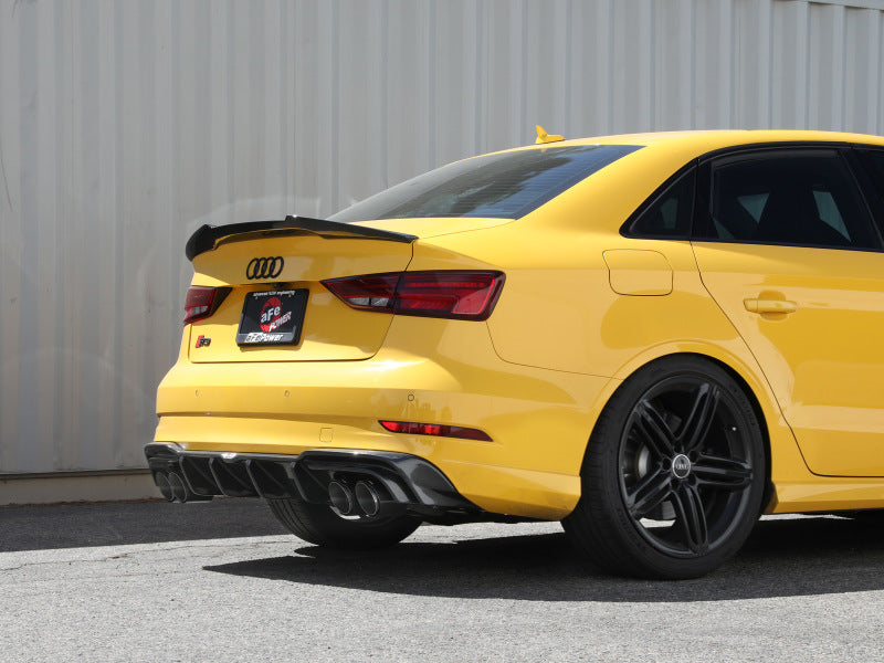 aFe MACHForce XP 3in-2.5in 304SS Exhaust Cat-Back 15-20 Audi S3 L4-2.0L (t) - Carbon Tips Catback aFe